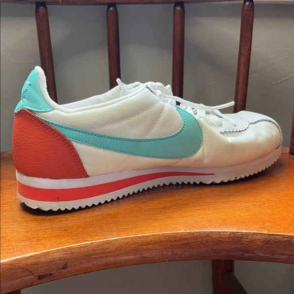Nike Cortez Sneaker Orange and Blue Size 9.5 - Picture 6 of 12
